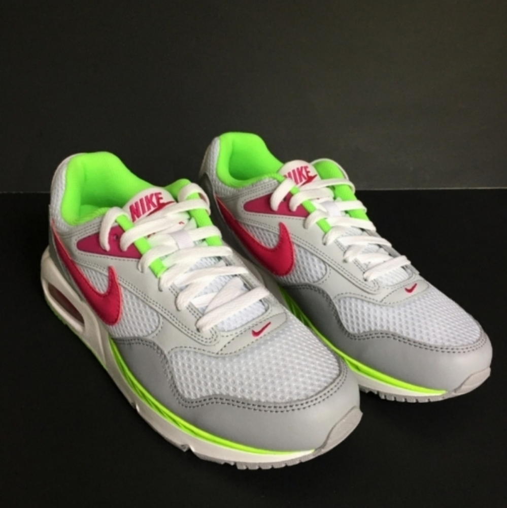 Nike Air Max Correlate Sneakers Fireberry Lime Platinum Low Cut Lace Up Women 9 - Picture 8 of 12